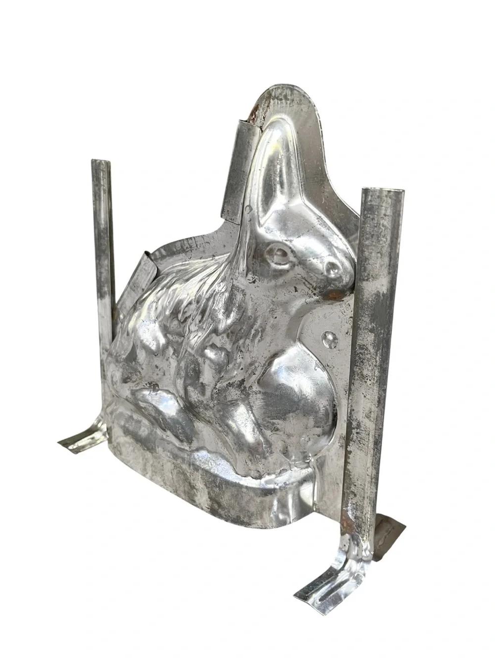 Antique Metal Chocolate Rabbit Bunny Mold